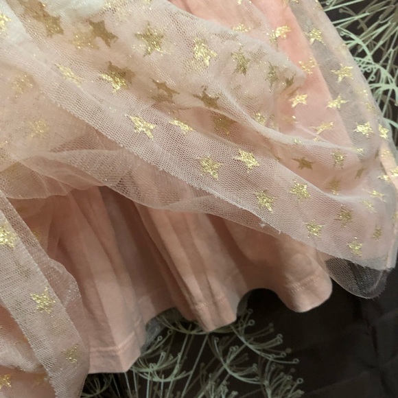 SOLD ✅ HANNA ANDERSSON Pink Tulle Star Dress Sz 5 - Picture 3 of 7